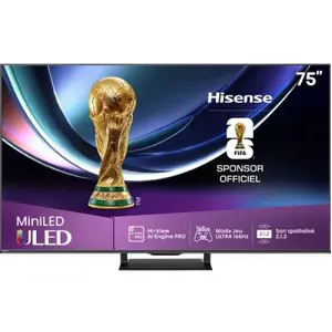 Comparateur de prix : TV Mini Led HISENSE 75U7Q PRO 2025