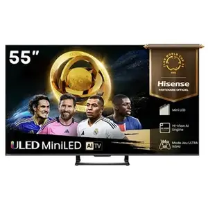 Comparateur de prix : TV ULED MiniLed Hisense 4K UHD 55U79Q 139 cm 2025