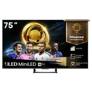 Comparateur de prix : TV ULED MiniLed Hisense 4K UHD 75U79Q 189 cm 2025