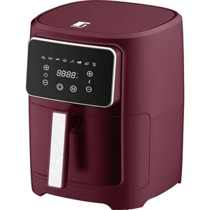 Friteuse à air chaud 6.9 l 1800 w rouge - Bergner pas cher