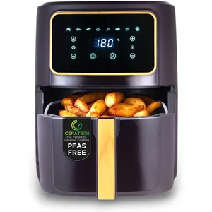 BERGNER CHARCOAL - Friteuse à air 1800W 6,9L - 8 programmes de cuisson... pas cher