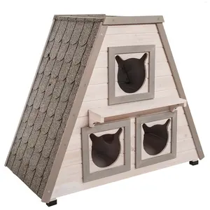 zooplus Exclusive Maisonnette Madeira pour chat - L 90 x l 50 x H 75 cmVendu parzooplus