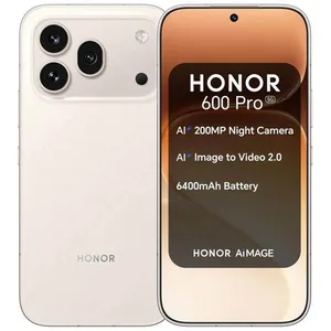 Honor Smartphone 600 Pro 5G Double nano SIM 512 Go 12 Go RAM 6.57'' Blanc Or pas cher