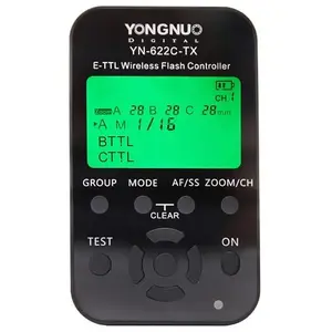 Comparateur de prix : Yongnuo YN622TX Canon Déclencheur Flash sans Fil TTL LCD 100 m Noir