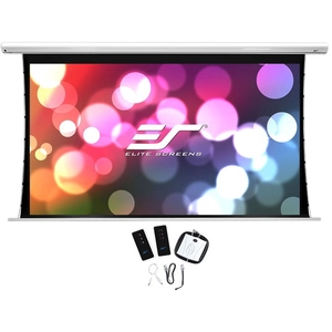 Écrans de projection elite screens- saker cadre : blanc 186,9 x 332 cm (16:9) 150 écrans saker électrique SKT150XHW2-E6Vendu parcdiscount