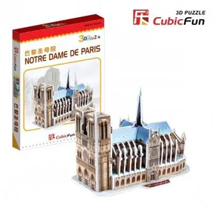 Puzzle 39 Pièces : Puzzle 3D Série Mini - France, Paris : Cathédrale N... pas cher
