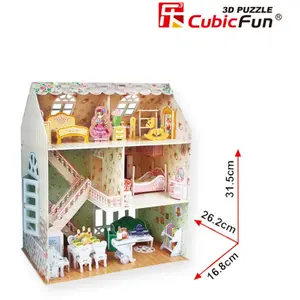 Cubic Fun Puzzle 3D - Maison de Poupées de rêve - Difficulté : 4/8 pas cher