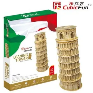 CubicFun Puzzle 30 Pièces : Puzzle 3D - Tour de Pise (Difficulté : 5/8), Cubic Fun pas cher
