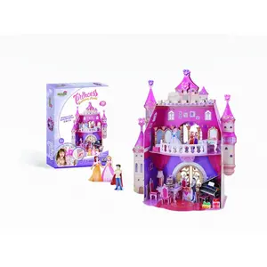 CubicFun Puzzle 3D - Princess Birthday Party 95 Pièces  Cubic Fun pas cher