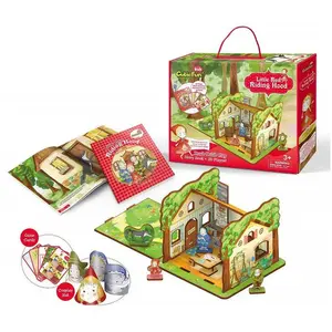 Cubic Fun Puzzle 3D - Little Red Riding Hood - Difficulté : 2/8 pas cher