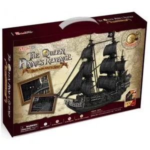 Puzzle 308 Pièces : Puzzle 3D - The Queen Anne's Revenge - Difficulté ...Vendu parfnac