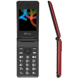 Comparateur de prix : Qubo X-28BRD Téléphone pour seniors Rouge Gratuit