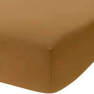 Comparateur de prix : Drap housse 100% Gaze de Coton 74 fils : Couleur - Marron, Taille - 90 x 190 cm 90 x 190 cm