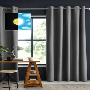 Comparateur de prix : HOUSSE DE REVE Rideau Occultant 140x280 cm Polyester Anthracite