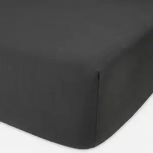 Comparateur de prix : Drap housse 100% Gaze de Coton 74 fils : Taille - 180 x 200 cm, Couleur - Anthracite 180 x 200 cm