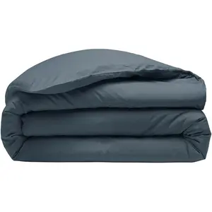 Housse de couette percale coton emeraude 260x240 cm pas cher