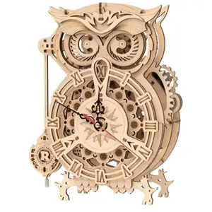 Robotime Maquette 3D - Horloge Hibou pas cher