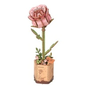 Comparateur de prix : Robotime Maquette Pink Rose  - Rowood Maquette en bois  - RT-TW041 