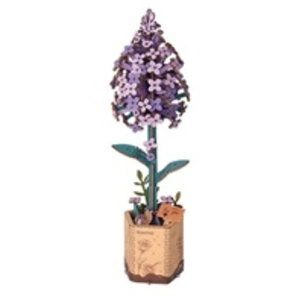 Wooden Bloom Craft: Le lila Robotime pas cher