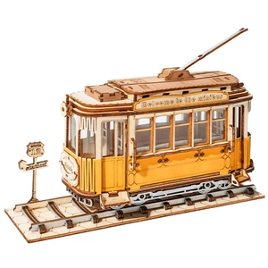 ZGPTOP Maquette Voiture ancienne - Robotime Maquette en bois - TG504 pas cher