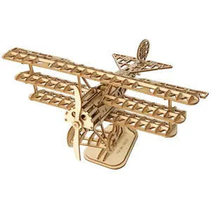 Comparateur de prix : Maquette Airplane - Robotime Maquette en bois - TG301