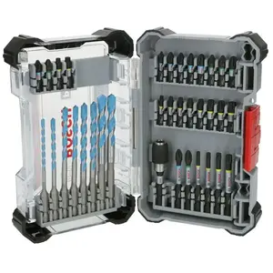 Comparateur de prix : Coffret de vissage 35 pièces multi-construction BOSCH 2608522518