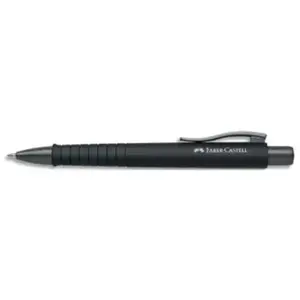 FABER-CASTELL Stylo à bille rétractable POLY BALL XB, noir