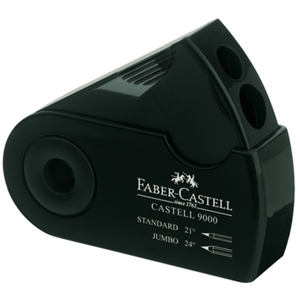 Comparateur de prix : Taille-crayon - 2 trous - Plastique - Faber-Castell