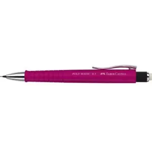 FABER-CASTELL Porte-mine Poly Matic - 0,7 mm - RoseVendu paramazon