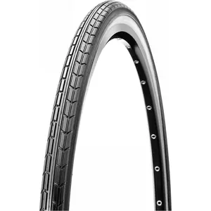 Cicli Bonin Pneu CST 24x1 3/8 Blanc/Noir Rigide pour City Trekking, ETRTO 37-540, 525g