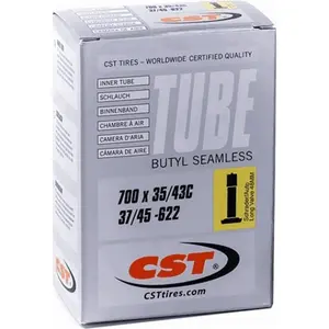 Chambre à air CST 28' pour vélos, taille 700x35/43, valve auto 48mm pas cher