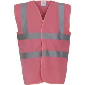 Gilet Yoko Bande Réfléchissantes Rose L YHVW100-PinkVendu parwurth-modyf