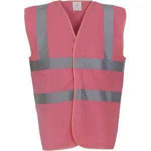Comparateur de prix : Gilet Yoko Bande Réfléchissantes Rose XL YHVW100-Pink