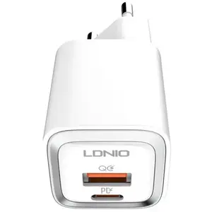 Ldnio Chargeur Mural Usb-c Pd Réseau 2x Usb-c Gan Pd6013 65w pas cher