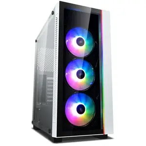 DeepCool Matrexx 55 V3 ADD-RGB WH 3F Midi Tower Noir, Blanc pas cher