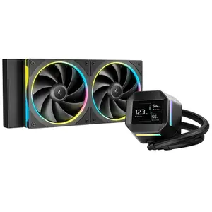 Comparateur de prix : Refrigeration Liquide DeepCool LM240 240mm 2 Ventilateurs LED RGB