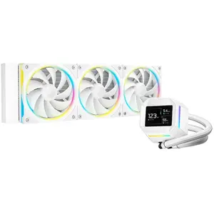 Comparateur de prix : Refrigeration Liquide Deepcool LM360 WH 360mm 3 Ventilateurs Ecran IPS RGB