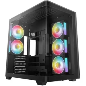 Deepcool "Mini CG590U 5F" (ATX, ITX, mATX), Boîtier PC, Noir