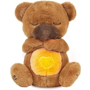 Peluche Ours en brun SZSMART HXBTKL1 avec lumière et musique pour enfa... pas cher
