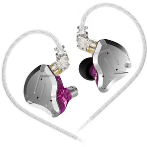 Comparateur de prix : Ecouteurs SZSMART KZ-ZS10 PRO HIFI courbés violets (In ear - sensibili...