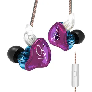 Comparateur de prix : Ecouteurs SZSMART KZ ZST HIFI courbés avec microphone coloré (In ear -...