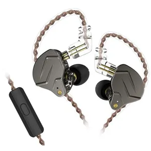 Comparateur de prix : Ecouteurs SZSMART KZ-ZSN PRO courbés avec microphone gris (In ear - se...