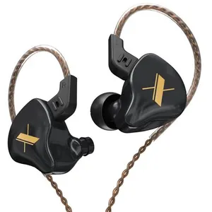 Comparateur de prix : Ecouteurs SZSMART KZ EDX HIFI courbés noirs (In ear - sensibilité 112d...