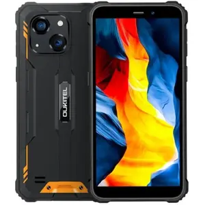 Oukitel WP32 15,1 cm (5.93") Double SIM hybride Android 13 4G USB Type-C 4 Go 128 Go 6300 mAh Noir, Orange pas cher