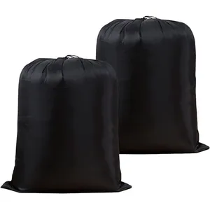 Lot de 2 grands sacs à linge sale de voyage 70 x 90 cm, sac de rangeme...