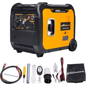 Comparateur de prix : Générateur silencieux 5.5KW 5500W Max alimenté 230V Groupe électrogène...