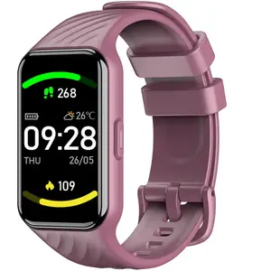 Blackview R10 Bluetooth 1,47'' Violet Silicone S/M Smartwatch Sport pas cher