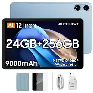 Tablette OSCAL Pad 100 12" FHD+ 2K 8GB/256GB Android 15 4G Bleu