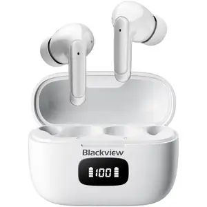 Blackview Airbuds 8 Casque Bluetooth avec suppression active du bruit Blanc