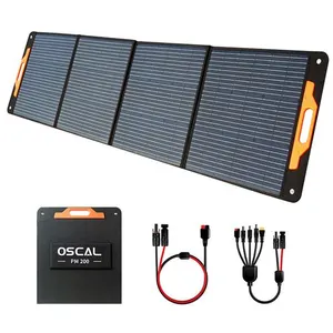 OSCAL PM200 Panneau solaire pliable 200W Centrale solaire mobile pour ...Vendu parcdiscount